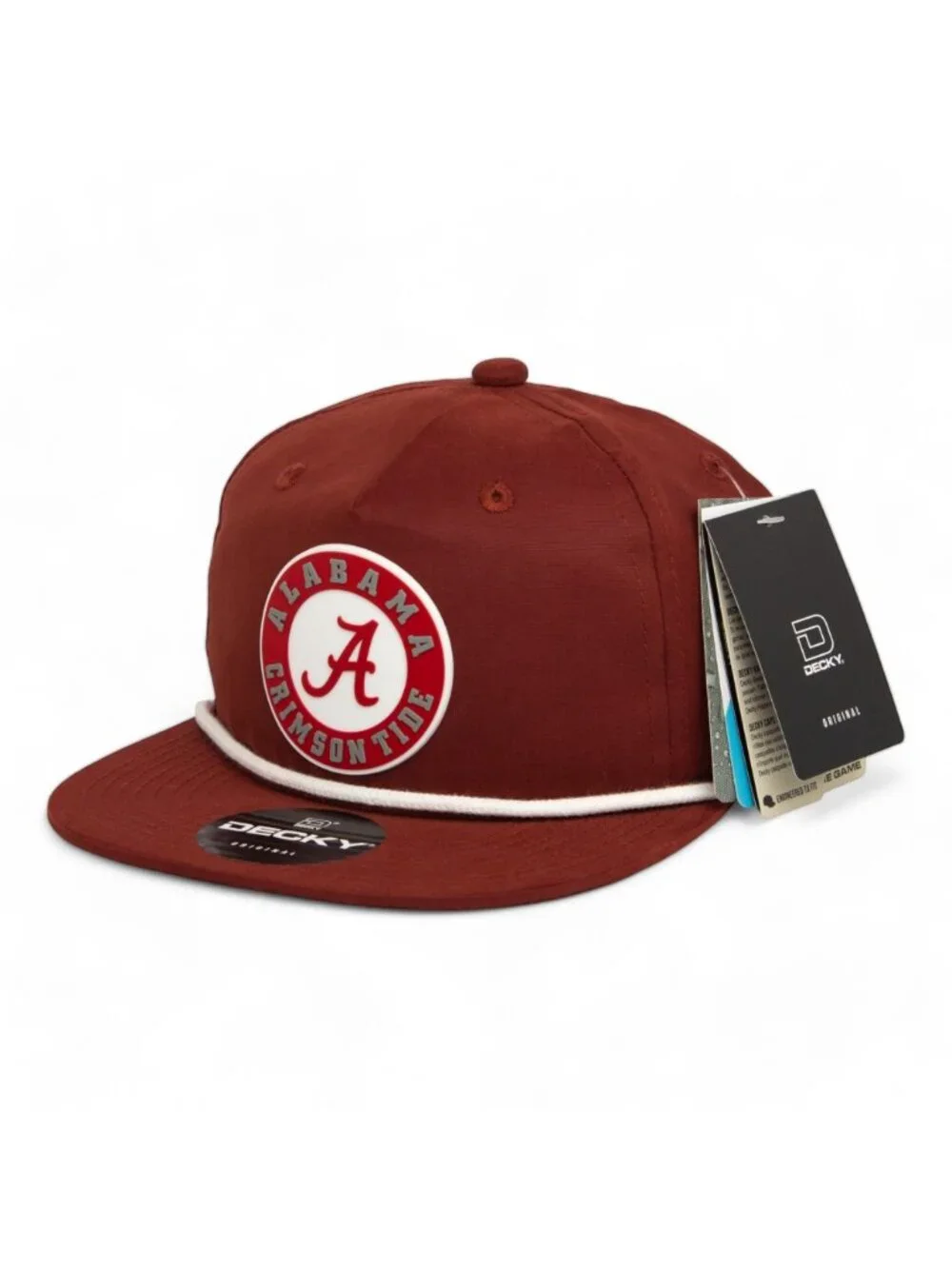 Alabama Crimson Tide 3D Classic Rope Hat- Cardinal/ White